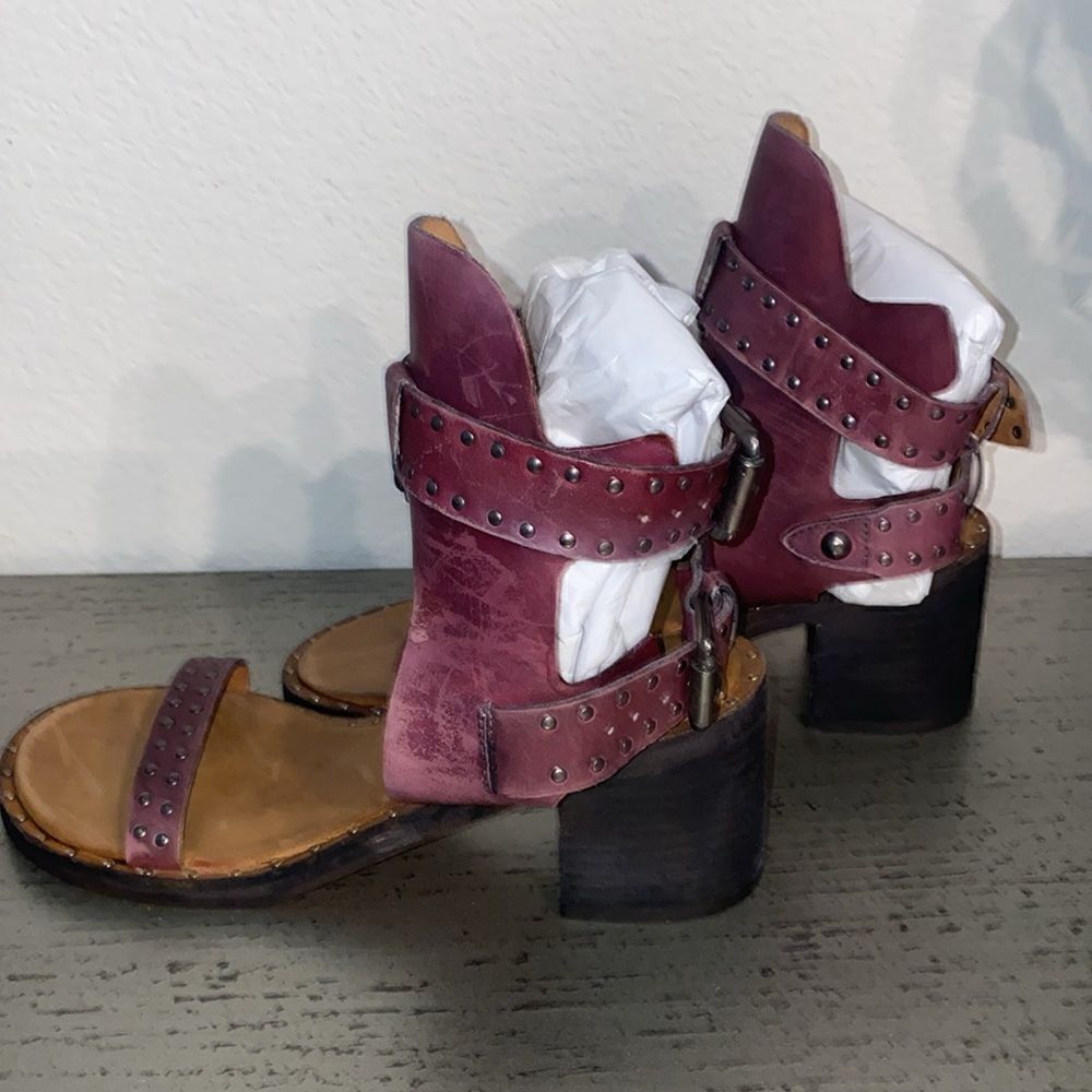 Free People Happiness Genuine Leather Sandals - Picture 7 of 9